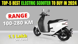 TOP 5🔥BEST ELECTRIC SCOOTERS IN INDIA 2024  Price Range Review  ELECTRIC SCOOTER 2024 [upl. by Dobbins]