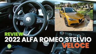 2022 Alfa Romeo Stelvio Veloce Review and Test Drive [upl. by Pomfrey]