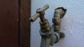 How to repair a leaking outside tap [upl. by Kiah55]