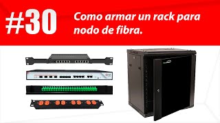 Como crear una red en fibra optica 1rack [upl. by Lavotsirc]