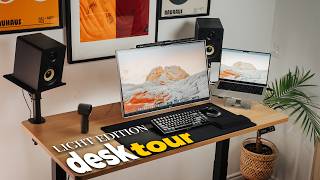 My Ultimate Desk Setup Tour 2024  Minimalist amp Light Aesthetic Edition [upl. by Kellyn971]