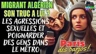 MÉTRO À CHÂTELET UN LUBRIQUE MIGRANT ALGÉRIEN CHERCHAIT LAMOUR NON CONSENTI ÉQUIPÉ DUN POIGNARD [upl. by Sedgewinn]