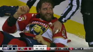 Aaron Ekblad Drops The Gloves With Anthony Mantha [upl. by Adlar281]