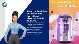 Taiwan style classic Bubble and boba pearl Milk TeaOEMODMHEROSMART CO LTD  Taiwantrade [upl. by Aihk]