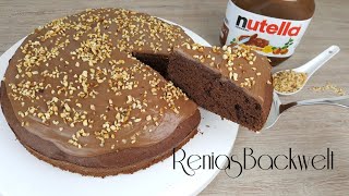 Einfach amp Lecker Nutella Kuchen [upl. by Sims836]