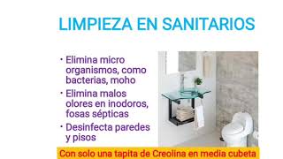 Cómo usar la Creolina en tu casa [upl. by Donelle497]