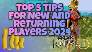 Top 5 Tips and Tricks for New and Returning Players in 2024  Runescape 3 [upl. by Eidoc]