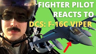 Real Fighter Pilot Reacts to DCS F16C VIPER Trailer [upl. by Woodford]