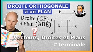 Montrer quune DROITE est ORTHOGONALE à un PLAN dans lEspace  Exercice Corrigé  Terminale [upl. by Meihar295]