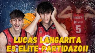 PROMESAS BALONCESTO ESPAÑOL  LUCAS LANGARITA ES ELITE PARTIDAZO¡¡ [upl. by Ecyor]