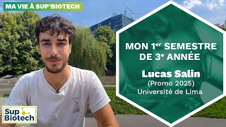 Mon 1er semestre de 3e année  Lucas Salin promo 2025 – Université de Lima [upl. by Kaltman]