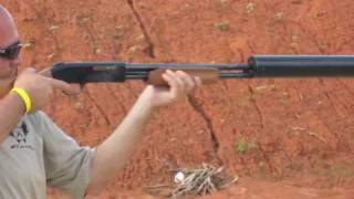 Silencer Research 410 Shotgun Silencer [upl. by Novelia]