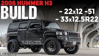 2006 HUMMER H3 ON 22’s AND 33’s [upl. by Romonda]