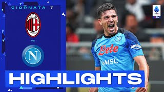 MilanNapoli 12  Il Cholito trascina il Napoli Gol e Highlights  Serie A TIM 202223 [upl. by Aneehsak]