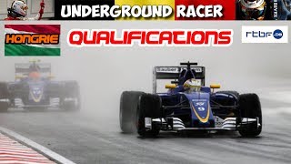 FR  F1 Qualifications Du Grand Prix DHongrie 2016 [upl. by Sekyere]