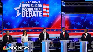 Full video Watch the third GOP presidential primary debate in Miami [upl. by Ayatnwahs]