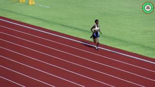 Girls 400m Final  Windward Islands School Games 2016 [upl. by Nwahsak]