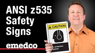 ANSI Z535 Safety Sign Format  Emedco Video [upl. by Asaert739]