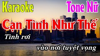 Cạn Tình Như Thế Karaoke Tone Nữ  Dm  Karaoke Lâm Organ  Beat Mới [upl. by Nodanrb]