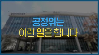 공정거래위원회가 하는 일 공정위는 이런 일을 합니다 [upl. by Lleroj]