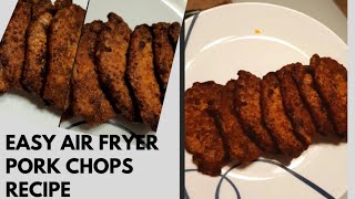 Air fryer pork chops recipe [upl. by Ahsead558]