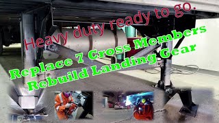 Remove and replace Landing gear and Crossmembers [upl. by Jariah205]