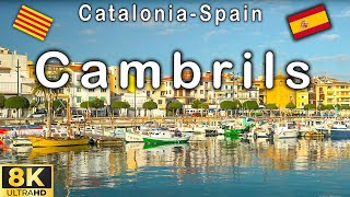 🇪🇸 CAMBRILS Cataluña España ASMR 🇪🇸 Enero 2024 8k HDR  HLG [upl. by Niwled126]