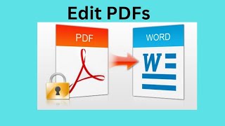 How to Edit PDF File in Word [upl. by Einned]