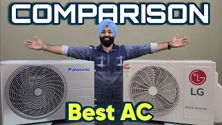 LG vs Panasonic AC Comparison  Panasonic vs LG AC  LG Dual Inverter AC  Panasonic Inverter AC [upl. by Yousuf]