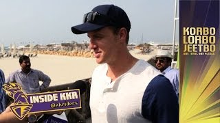 KKRS SURPRISE SCHOOL VISIT  Inside KKR Ep 17  Morkel bowls for the kids of the ICCA Dubai [upl. by Tat487]