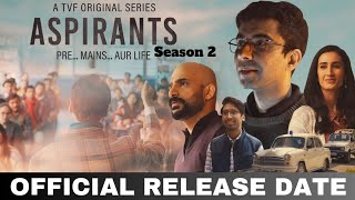 Aspirant Season 2 Release Update Aspirant Season 2 TrailerTVF [upl. by Batty]