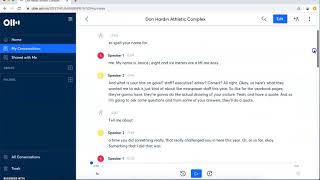 Using Otterai to transcribe your interview [upl. by Akenahc699]