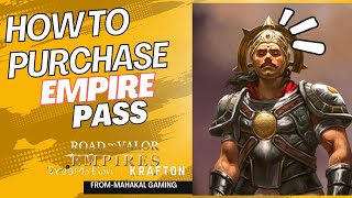 HOW TO PURCHASE EMPIRE PASS IN ROAD TO VALOR GAME roadtovalorempires trendinggame trending [upl. by Aleekat994]