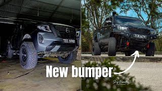 The Best Lift Kit For The New Nissan NP300  Panther The Hilux Offroad Bumper [upl. by Lytsirk]