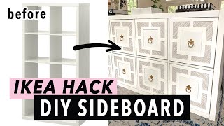 DIY Sideboard Cabinet IKEA HACK  Shirin Askari [upl. by Lugo]