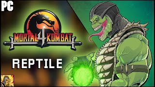 Mortal Kombat 4 Reptile Gameplay [upl. by Arihat]