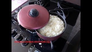 COMO COZINHAR ARROZ PARA 4 PESSOAS FÁCIL APRENDA A FAZER ARROZ COZIDO [upl. by Meter]