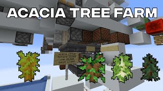 Fast 4 Type Tree Farm Acacia Spruce Birch Oak [upl. by Marguerie]