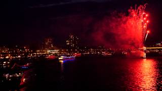 Kölner Lichter 2014  Schiffskonvoi amp Feuerwerk  HD [upl. by Flavio]