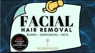 Facial Hair Removal Frequency Get Rid Of Face  Neck  Upper Lip Hair ―∎𝘣𝘪𝘰𝘳𝘪𝘧𝘦 [upl. by Ailekat830]