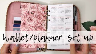 Kate spade set up as a plannerwallet [upl. by Ellerehs]