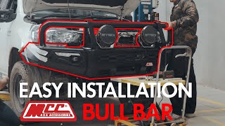 Installation guide How to fit MCC Phoenix Bull Bar on Toyota Hilux 1620 [upl. by Rodolfo]