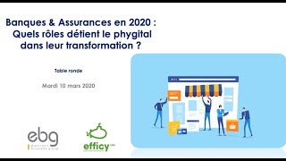 Banques amp Assurances Quels rôles détient le phygital dans la transformation du secteur  100320 [upl. by Pierson]