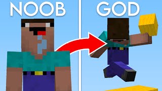 I Trained a NOOB to God Bridge in Minecraft Bedwars [upl. by Isaak]