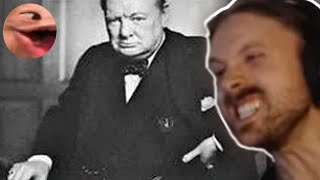 Forsen Reacts  Winston S Churchill We Shall Fight on the Beaches [upl. by Inger]