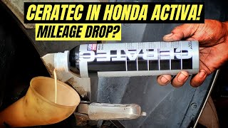 LIQUIMOLY CERATEC IN HONDA ACTIVA BIKE MOTUL ADDINOL MAK ENGINE OIL BEST OIL ADDITIVE [upl. by Sidonnie]