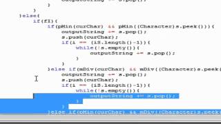 Infix to Postfix with Java  Part 2 [upl. by Ebneter]