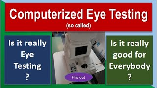 Computer Eye Testing – is it good for all Find out by watching this video computereyetesting [upl. by Ycniuq]