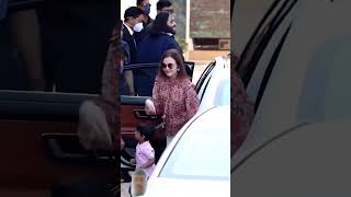 Nita Ambani along with her grandson prithivi Ambani and her younger son An [upl. by Eikkin764]