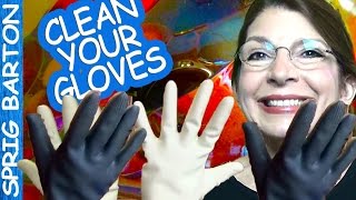 How To CLEAN KITCHEN GLOVES amp RUBBER GLOVES Sprig Barton Visual Walkthrough Tutorial Inside Out [upl. by Lala158]